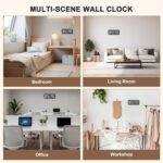 Soobest 8.5 Inch Digital Wall Clock Battery Operated with Backlight, Temperature... - Image 7