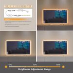 Pandery COB LED Strip,LED Strip Lights 3M/9.84ft,Touch Dimmable LED Strips,CRI90... - Image 8