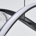 ORANOOR Modern LED Pendant Lights, Dimmable 39'' Spiral Wave LED Chandelier Ligh... - Image 8