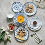 BTaT- Ceramic Dinnerware Sets for 4, 12 pcs, Porcelain Plates and Bowls, Ceramic... - Image 4