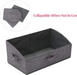 TENABORT 6 Pack Trapezoid Large Foldable Closet Storage Bins with Handle, Fabric... - Image 5