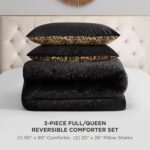 Juicy Couture Embossed Leopard with Royal Leopard Reversible Queen/Full Comforte... - Image 4