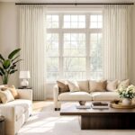 MIULEE 96 Inches Long Pinch Pleated Linen Curtains 2 Panels Set for Bedroom Livi... - Image 4