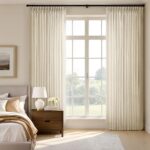 MIULEE 96 Inches Long Pinch Pleated Linen Curtains 2 Panels Set for Bedroom Livi... - Image 10