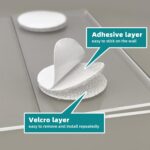 Bluesun 2-Pack 5x7 Picture Frames Velcro Wall-Mount - Frameless Clear Acrylic Ve... - Image 5