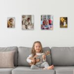 Bluesun 2-Pack 5x7 Picture Frames Velcro Wall-Mount - Frameless Clear Acrylic Ve... - Image 8