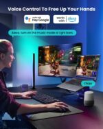 Smart RGB+IC LED Light Bars, 15 Inch Portable TV Backlight, Gaming Ambient Light... - Image 5