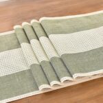 Wracra Linen Table Runner, Farmhouse Macrame Table Runners 72 Inches Long for Di... - Image 4