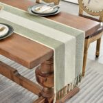 Wracra Linen Table Runner, Farmhouse Macrame Table Runners 72 Inches Long for Di... - Image 7