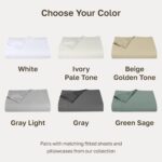 California Design Den Queen Size Flat Bed Sheet Only - Soft 400 Thread Count 100... - Image 7