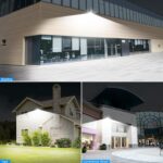Modern Sleek LED Flood Light 120W, 360° Rotatable Outdoor Security Areas Lightin... - Image 7
