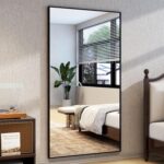 Easly 34"x76" Full Length Mirror with Stand, Large Rectangular Floor Mirror for ... - Image 3