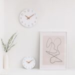mooas Flatwood Wall Clock (Wood Mini), 9.8" Silent Non-Ticking Sweep Movement De... - Image 6