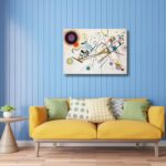 Wieco Art Canvas Wall Art Wassily Kandinsky Composition VIII Large Picture Print... - Image 5