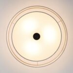 BUXVRCS Semi Flush Mount Ceiling Light Fixture, 3-Light Double Drum Lighting Fix... - Image 9