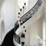 9-Lights Led Chandelier, Black and Gold Crystal Modern Led Chandelier for Dining... - Image 4