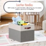 Ornavo Home 13 x 15 x 13 Kallax Storage Cube Bins, Foldable Collapsible Fabric S... - Image 6