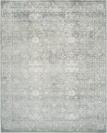 SAFAVIEH Area Rug 8x10 - Evoke Collection - Large - Silver & Ivory, Shabby Chic ... - Image 4