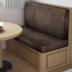Leather Look RV Dinette Cushion Covers, Stretch Camper Cushion Slipcovers for Tr... - Image 4