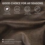 Leather Look RV Dinette Cushion Covers, Stretch Camper Cushion Slipcovers for Tr... - Image 5
