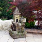 Alpine Corporation USA1164 Outdoor Floor Tiered Fairy Castle Waterwheel Water Fo... - Image 3