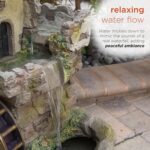 Alpine Corporation USA1164 Outdoor Floor Tiered Fairy Castle Waterwheel Water Fo... - Image 5