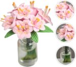 Mipcase 2Pcs Scale Potted House Plants Elegant Mini House Ornament for Miniature... - Image 4
