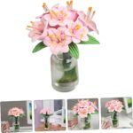 Mipcase 2Pcs Scale Potted House Plants Elegant Mini House Ornament for Miniature... - Image 6