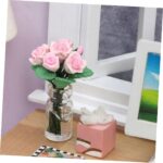 Mipcase 2Pcs Scale Potted House Plants Elegant Mini House Ornament for Miniature... - Image 7