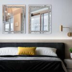 Ruomeng Rectangular Wall Mirror, 16" x 20", Crystal Crush Diamond, Bathroom, Ent... - Image 3