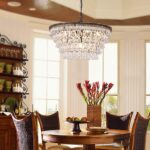 Wellmet Crystal Chandelier, 6-Light 5 Tiers Farmhouse Bronze Ceiling Lighting Fi... - Image 3