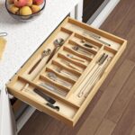 WelFurGeer Premium Wooden Silverware Organizer for Kitchen Drawers, Utensil Tray... - Image 3