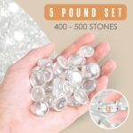 Houseables Glass Marbles, Glass Beads for Vases, Marbles for Vases, 5LB, 500-600... - Image 3