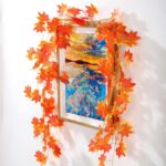 Freyalife Fall Leaf Garland for Room Decor(12 Pack),Artificial Maple Leaves,Autu... - Image 5