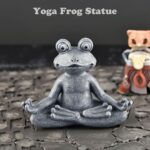 Zen Yoga Frog Meditation Frog Miniature Statue Slimming Frog Fitness Frog Garden... - Image 7