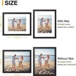 decorUhome 11x14 Picture Frame, Display Pictures 8x10 with Mat or 11x14 without ... - Image 5