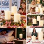 4 Pack Soy White Pillar Candles,Natural Soybean Pillar Candles,55 H Long Lasting... - Image 7