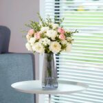Crystal Clear Glass Vase, Flower Vase for Table Centerpiece Home Decor, Modern V... - Image 3