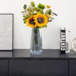 Crystal Clear Glass Vase, Flower Vase for Table Centerpiece Home Decor, Modern V... - Image 7