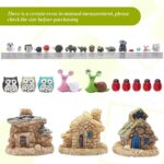 Sumind 44 Pieces Miniature Garden Accessories, Including Miniature Garden House,... - Image 3