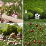 Sumind 44 Pieces Miniature Garden Accessories, Including Miniature Garden House,... - Image 7