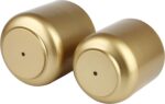 Vixdonos Large Gold Planters Metal Aloe Brass-Tone Plant Pots Indoor Decorative ... - Image 4