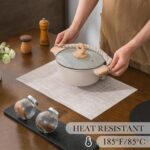 BACKTOEDEN Leakproof Placemats Set of 8, 2-Layer Waterproof placemat for No More... - Image 7