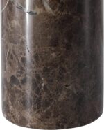 SAFAVIEH Couture Lighting Collection Kayabelle Dark Brown/White Marble 27-inch D... - Image 4