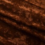 Brown Crushed Velvet Curtains with Rod Pocket Luxurious Thermal Insulation Sound... - Image 8
