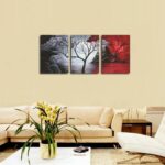 Wieco Art The Cloud Tree 3 Panels Modern Giclee Canvas Prints Artwork Abstract S... - Image 4