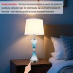3-Way Dimmable Table Lamps, Blue Bedside Touch Lamp, 25.6’’ Bedroom Table Lamps ... - Image 3