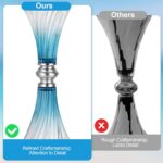 3-Way Dimmable Table Lamps, Blue Bedside Touch Lamp, 25.6’’ Bedroom Table Lamps ... - Image 7