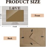 Pet Picture Frame - Love Is a Four-Legged Word, 4x6 Wood Photo Frame, Gift for P... - Image 3