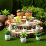 IMIKEYA Miniature Dollhouse Plant Flowers: 15pcs Mini Dollhouse Potted Plants Ar... - Image 8